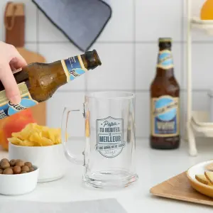 Beer mug - Dad, you deserve the best! Mr. Wonderful image-3
