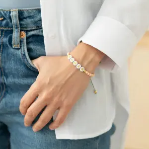 Carte avec bracelet - que le monde entier le sache : je t'aime et je t'adore, maman Mr. Wonderful image-2