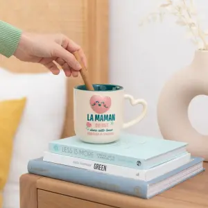 Mug - the mom who drinks from this mug deserves a kiss from me Mr. Wonderful image-1