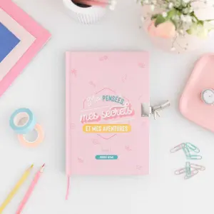 Diary with padlock - my thoughts, my secrets and my adventures Mr. Wonderful image-1
