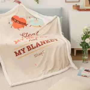 Coperta con copertura Mr. Wonderful Steal My Heart, Not My Blanket image-2