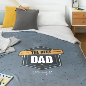 Blanket with cover Mr. Wonderful The Best Dad image-3