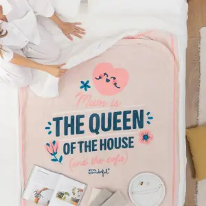 Manta con funda Mr. Wonderful Mum Is The Queen Of The House image-2