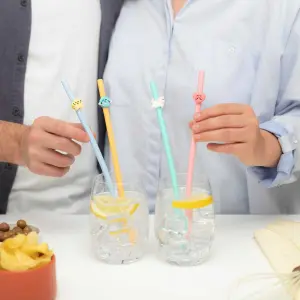 Ensemble de 4 pailles pour boissons fraîches enfant Mr. Wonderful (x4) image-2