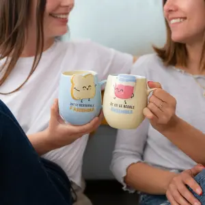 Tazas - lo semejante atrae a lo semejante y estamos juntos en esto Mr. Wonderful (x2) image-3