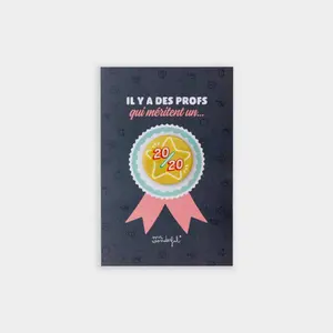 Carte postale postale - il y a des profs qui méritent un… 20/20 Mr. Wonderful image-0