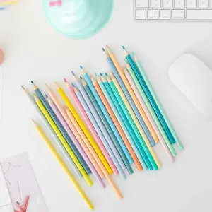 Colored pencils with pencil cup Mr. Wonderful Create something great (x24) image-4