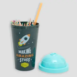 Colored pencils with pencil cup Mr. Wonderful Making amazing stuff (x24) image-3