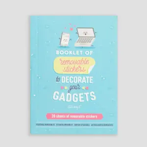 Livre de stickers amovibles pour décorer tous tes appareils électroniques Mr. Wonderful image-0
