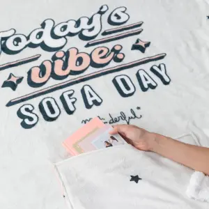 Decke mit Bezug Mr. Wonderful Today's Vibe: Sofa Day image-3