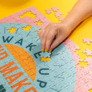Puzzle wake up and make your dreams come true Mr. Wonderful image-2
