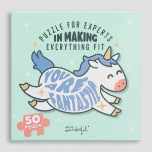 Puzzle unicorn you are fantastic Mr. Wonderful image-4