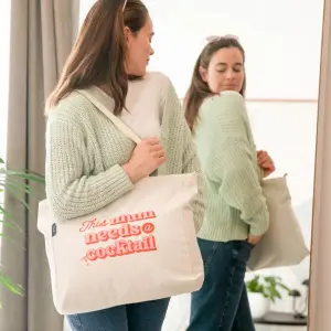 Mala de mão em lona Mr. Wonderful This mum needs a cocktail image-2