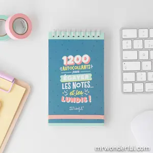 Children's note stickers Mr. Wonderful image-0