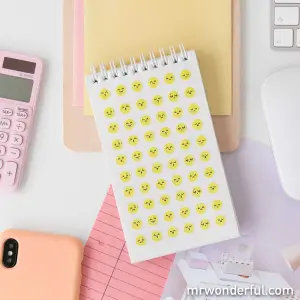 Children's note stickers Mr. Wonderful image-1