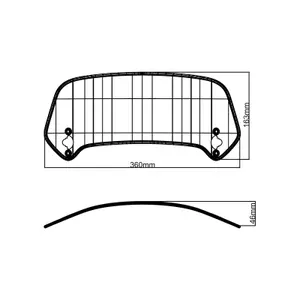 Motorcycle spoiler MRA X-Creen Touring XCTA image-1
