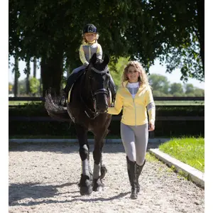 Veste d'entraînement équitation femme Mrs. Ros Softshell Stripe Suprior Soft image-1