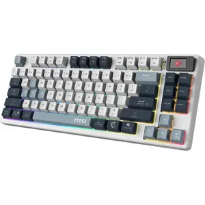 Wireless Bluetooth Mechanical Gaming Keyboard MSI Forge GK600 TKL RGB image-1