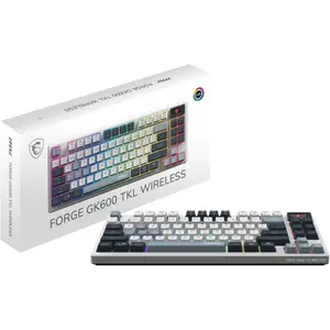 Wireless Bluetooth Mechanical Gaming Keyboard MSI Forge GK600 TKL RGB image-4