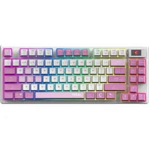 Wireless Bluetooth gaming keyboard MSI Forge GK600 TKL RGB image-1
