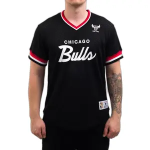 T-shirt Collo V Chicago Bulls image-0