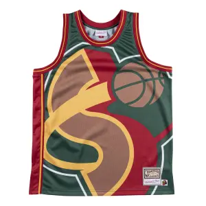 Maillot Seattle Supersonics big face supersonics