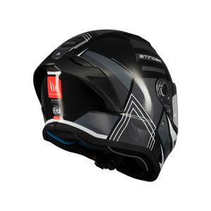 Casque moto intégral MT Helmets FF126 Stinger 2 Tron B12 image-1