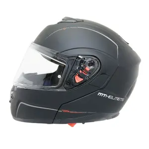 Modularer Motorradhelm mit einfarbigem Visier MT Helmets Atom SV image-2
