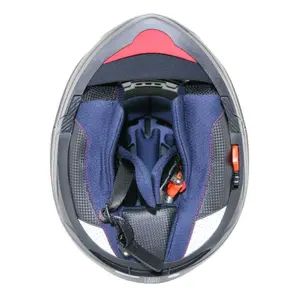 Modularer Motorradhelm mit einfarbigem Visier MT Helmets Atom SV image-5