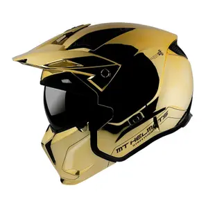 Capacete integral convertível com correia de queixo amovível MT Helmets Trial Streetfighter SV image-1