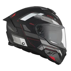 Modulær motorcykelhjelm MT Helmets Atom 2 Sv Bast D5 image-3