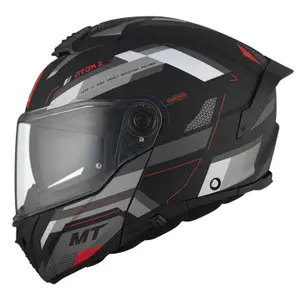 Modulær motorcykelhjelm MT Helmets Atom 2 Sv Bast D5 image-1