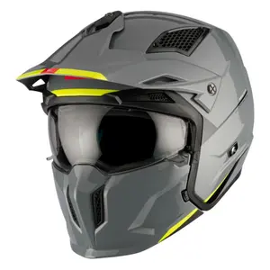 Transformable trial motorcycle helmet with removable chin guard MT Helmets Streetfighter Sv Uni (Ece 22.06)