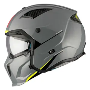 Transformable trial motorcycle helmet with removable chin guard MT Helmets Streetfighter Sv Uni (Ece 22.06) image-2
