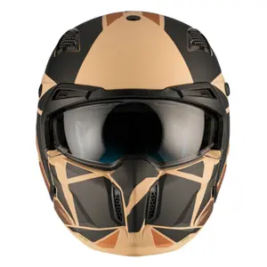 Casco de moto trial simple con pantalla convertible y mentonera extraíble MT Helmets Streetfighter Sv P1R (Ece 22.06) image-2