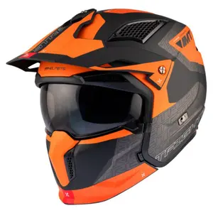 Casco de moto trial transformable con mentonera removible MT Helmets Streetfighter Sv Totem B4 (Ece 22.06) image-0