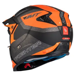 Casco de moto trial transformable con mentonera removible MT Helmets Streetfighter Sv Totem B4 (Ece 22.06) image-4