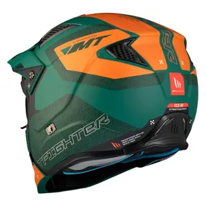 Simple trial motorcycle helmet with convertible visor and removable chin guard MT Helmets Streetfighter Sv Totem C6 (Ece 22.06) image-2