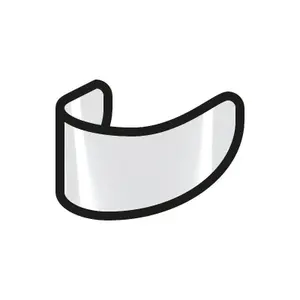 Viseira para capacete de motociclista MT Helmets V-25B image-0