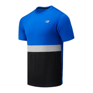 T-shirt New Balance striped accelerate image-0