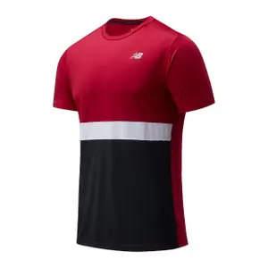 T-shirt New Balance striped accelerate image-0