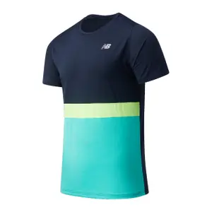 T-shirt New Balance striped accelerate image-0