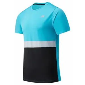 T-shirt New Balance striped accelerate image-0