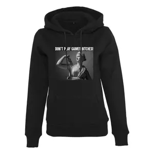 Kapuzen-Sweatshirt, Damen Mister Tee don´t play image-0