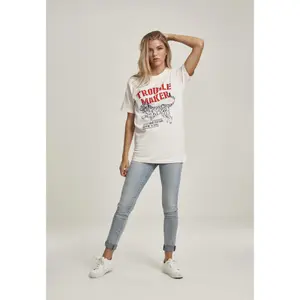Dames-T-shirt Mister Tee troublemaker image-2