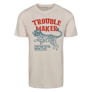 Dames-T-shirt Mister Tee troublemaker image-0
