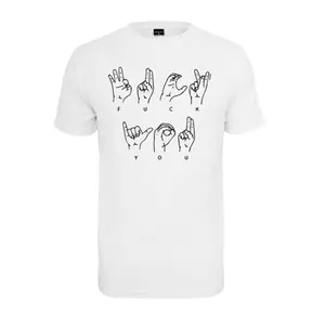 T-shirt Mister Tee Fuck ign language image-0