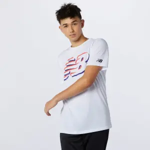 Maillot New Balance graphic heathertech image-0