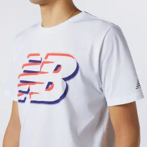 Maillot New Balance graphic heathertech image-3