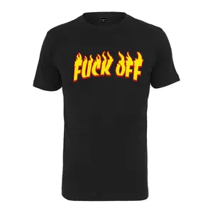 T-shirt Mister Tee Fuck you flames 2.0 image-0